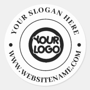 Sticker Rond Votre logo d'entreprise personnalisé