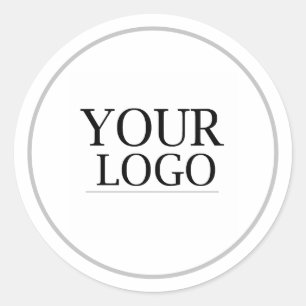 Sticker Rond Votre logo d'entreprise personnalisé ou logo d'ent