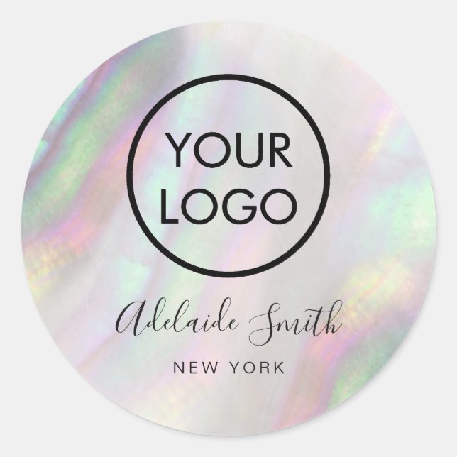 Sticker Rond votre logo sur coque (Devant)