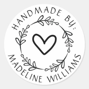 Sticker Rond Votre nom Fabricant