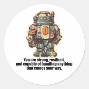 Sticker Rond Votre passé ne définit pas votre avenir.