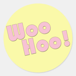 Sticker Rond Votre roche ! WooHoo !