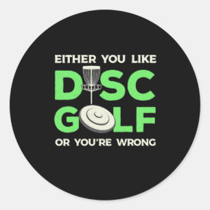 Sticker Rond Vous Aimez Disk Golf
