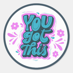 Sticker Rond Vous Avez Cette Affirmation