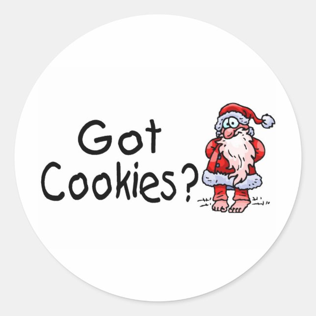 Sticker Rond Vous avez des cookies ? (Devant)