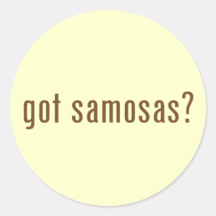 Sticker Rond vous avez des samosas ?