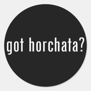 Sticker Rond vous avez horchata ?