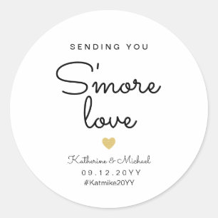Sticker Rond Vous envoyer plus d'amour plaisir de mariage faveu