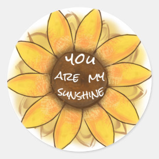 Sticker Rond Vous Êtes Mon Soleil