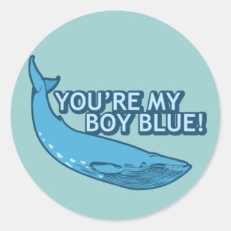 Sticker Rond Vous êtes My Boy Blue ! film+cadeaux