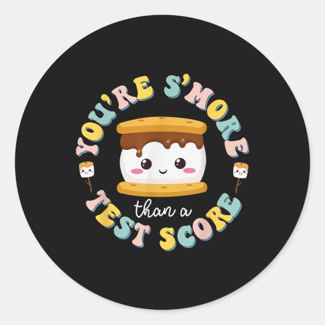 Sticker Rond Vous Êtes Plus Que Prêt Pour Ce Jour D'Essai Te (Devant)