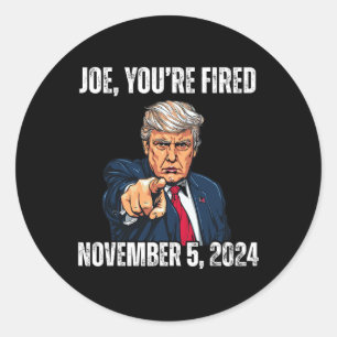 Sticker Rond Vous êtes renvoyé Donald Trump pour président 2024