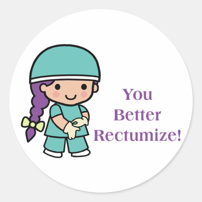 Sticker Rond Vous feriez mieux de retomber (Devant)