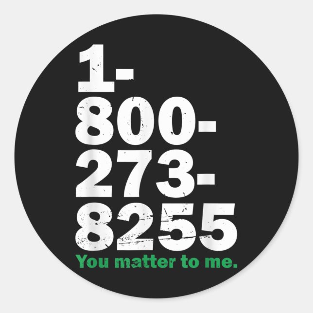 Sticker Rond Vous Me Connaissez _ Santé Mentale (Devant)