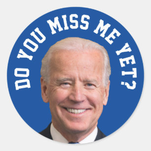 Sticker Rond Vous Mlle Joe Biden ?