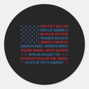 Sticker Rond Vous N'avez Pas De Trous De Sifflement Drôle 4 Jui