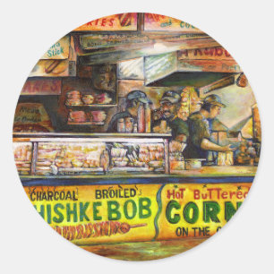 Sticker Rond Vous ne pouvez pas rivaliser avec cela