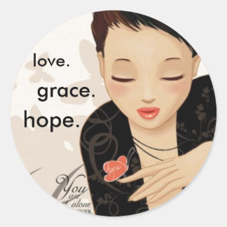 Sticker Rond Vous n'êtes pas seul. Jamais.