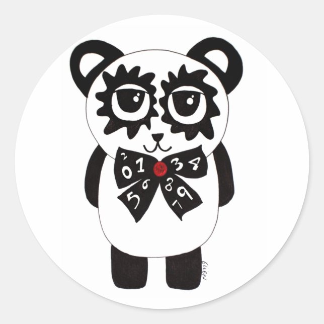 Sticker Rond Vous Pouvez Compter Sur Moi (Devant)