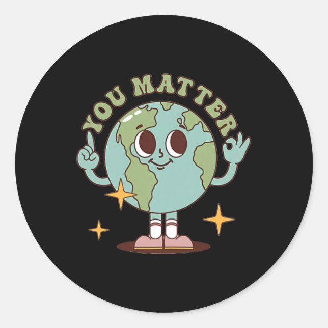 Sticker Rond Vous Problème Suicide Sensibilisation 2 Côtés Sant (Devant)
