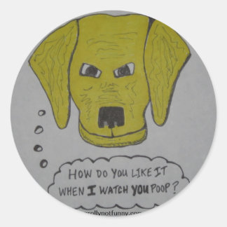 Sticker Rond Vous Regarder