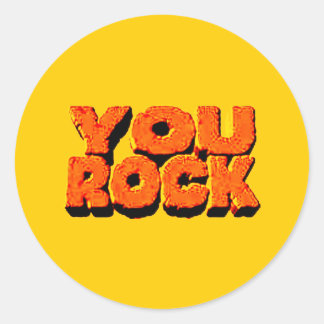 STICKER ROND VOUS ROCK CLASSIQUE BÂTIMENT ROND