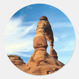 Sticker Rond Voûte sensible, voûtes parc national, Utah,