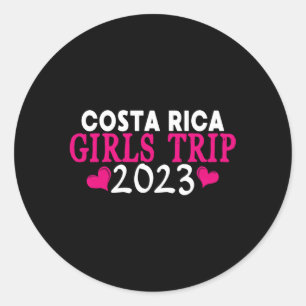 Sticker Rond Voyage au Costa Rica 2023 'S Enterrement de Vie de