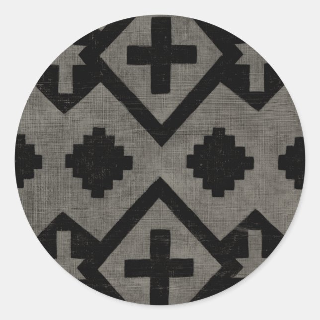 Sticker Rond Voyage de minuit I (Devant)