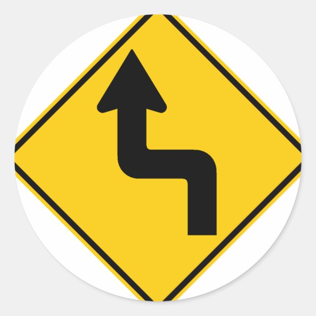 Sticker Rond Voyant inverse (gauche) (Devant)