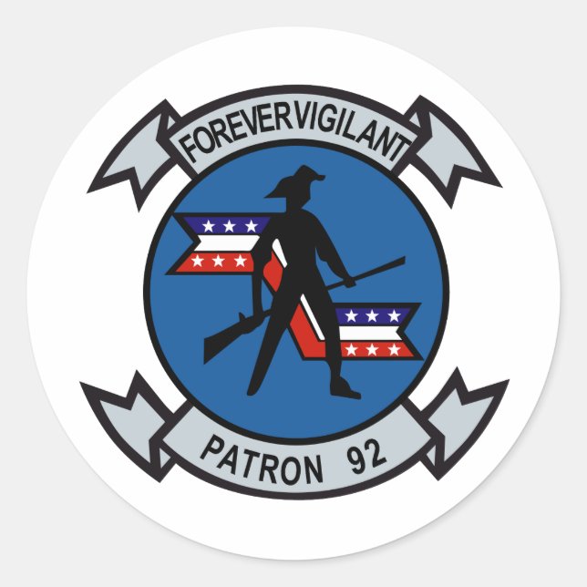 Sticker Rond VP-92 Minutemen (Devant)
