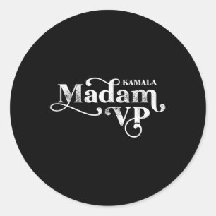Sticker Rond Vp Kamala Harris Madame la Vice-présidente