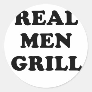 Sticker Rond Vrai gril d'hommes