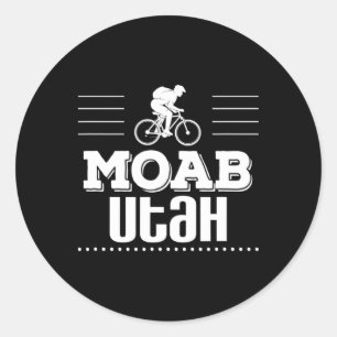Sticker Rond VTT à Moab Utah