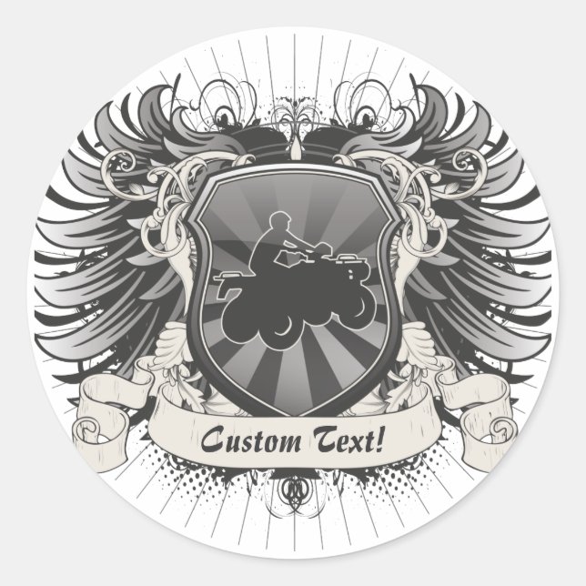 Sticker Rond VTT Crest (Devant)