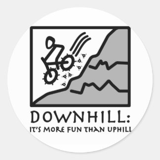Sticker Rond VTT Downhill Thrill