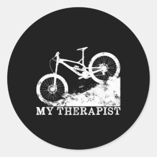 Sticker Rond VTT Enduro - Course de vélo Enduro Mon Par