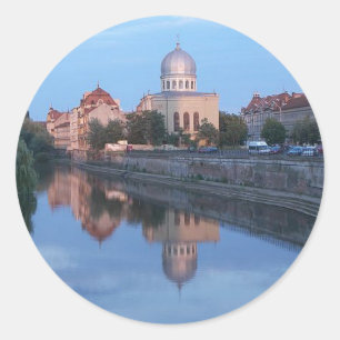 Sticker Rond Vue panoramique