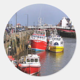 STICKER ROND VUES SUR L'ANGLETERRE