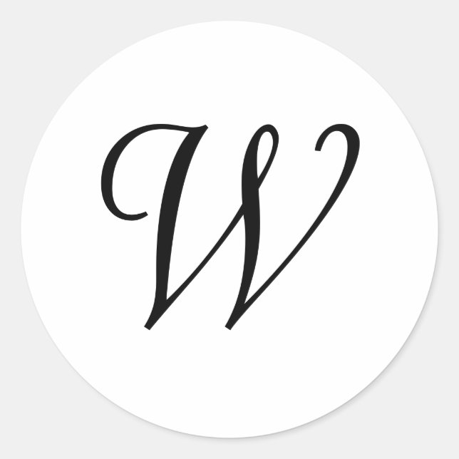 STICKER ROND W (Devant)