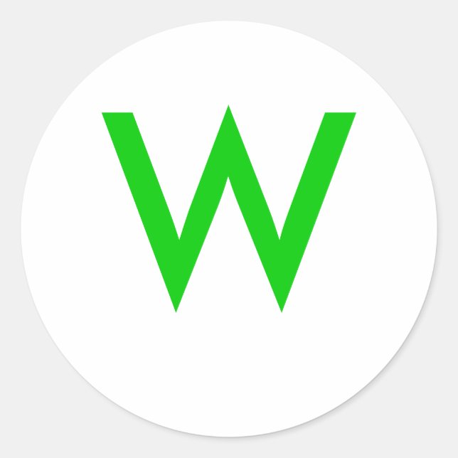 STICKER ROND W (Devant)