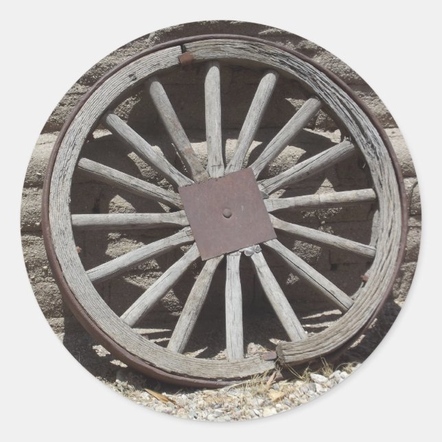 Sticker Rond Wagon Wheel (Devant)