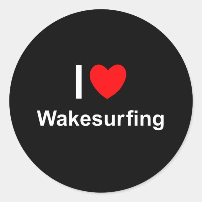 Sticker Rond Wakesurf (Devant)