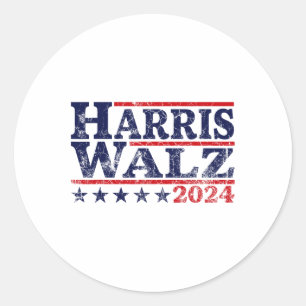 Sticker Rond Walz 2024 Election Kamala Harris Tim Waltz 2024 14