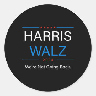 Sticker Rond Walz 2024 Election Kamala Harris Tim Walz Walz Wal