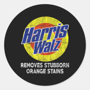 Sticker Rond Walz 2024 élimine les taches d'orange têtu