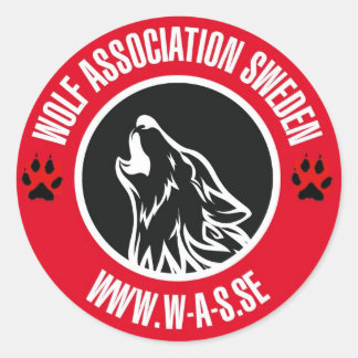 Sticker Rond WAS dekal