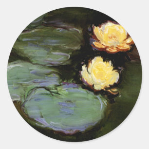 Sticker Rond Water-Lilies : 1897-98 par Monet