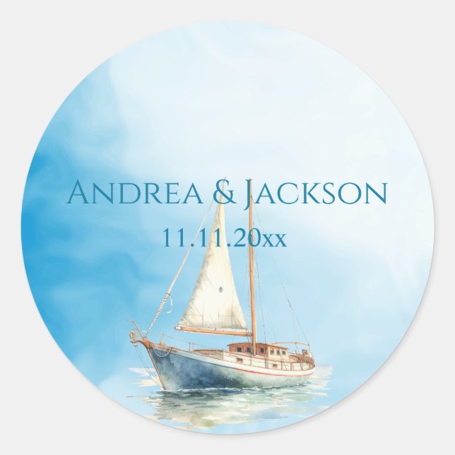 Sticker Rond Watercolor (Devant)