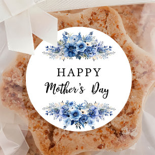 Sticker Rond Watercolor Floral Fête des mères Brunch Party